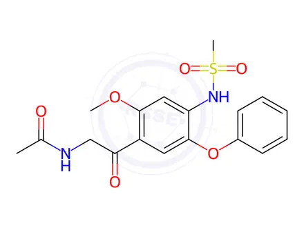Chemical structure of Iguratimod Impurity 8
