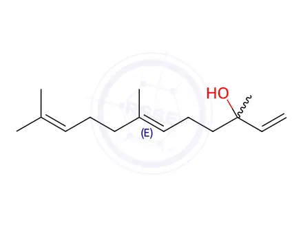 Chemical structure of Nerolidol(cis-and trans-mixture)