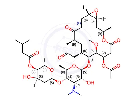 Chemical structure of Josamycin Impurity 6 (Carbomycin)