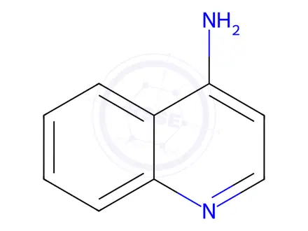 Chemical structure of 4-Aminoquinoline