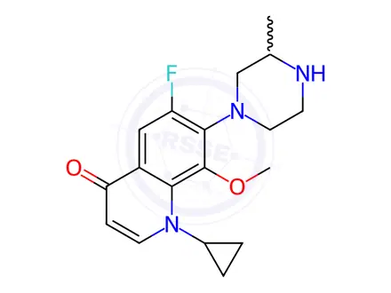 Chemical structure of Gatifloxacin Impurity 15