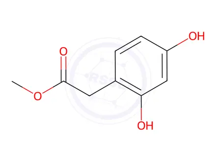 Chemical structure of Methyl 2,4-dihydroxyphenylacetate