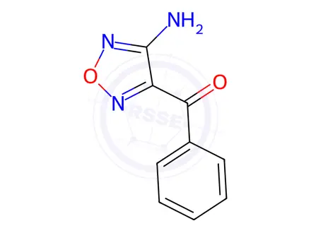 Chemical structure of (4-Amino-1,2,5-oxadiazol-3-yl)(phenyl)methanone