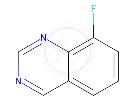 Chemical structure of Quinazoline, 8-fluoro-(9CI)
