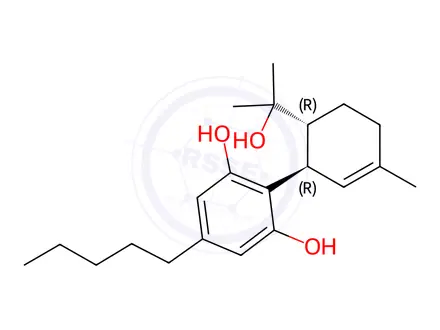 Chemical structure of Cannabidiol Impurity 6