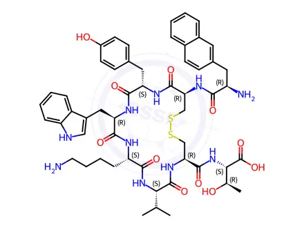 Chemical structure of Lanreotide Impurity 8