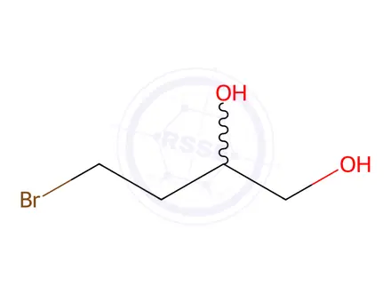 Chemical structure of 4-Bromobutane-1,2-diol