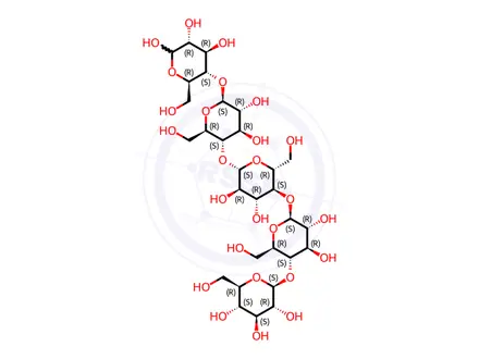 Chemical structure of D-Cellopentaose