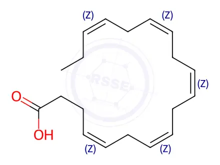 Chemical structure of Eicosapentaenoic Acid Impurity 128