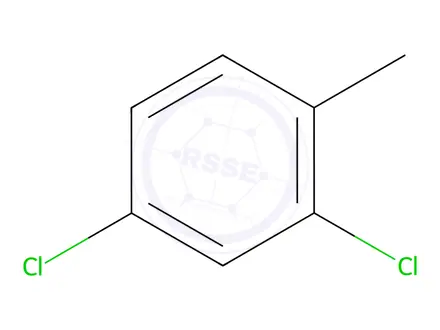 Chemical structure of 2,4-Dichlorotoluene