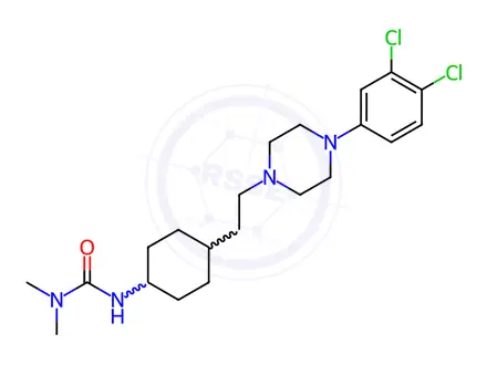 Chemical structure of Cariprazine Hydrochloride Impurity 89
