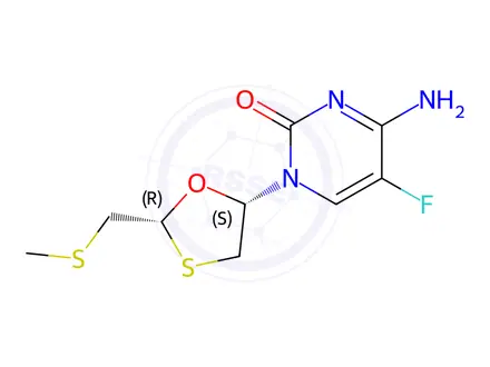 Chemical structure of Emtricitabine Impurity 69