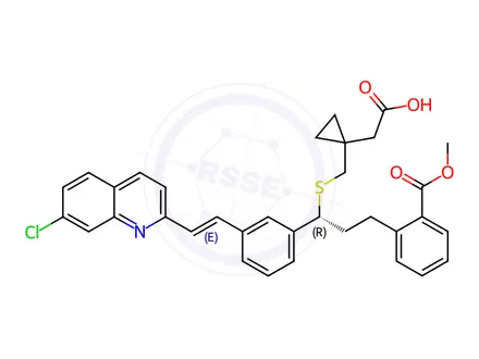 Chemical structure of Montelukast sodium impurity H