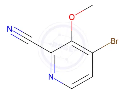 Chemical structure of 4-Bromo-3-methoxypicolinonitrile