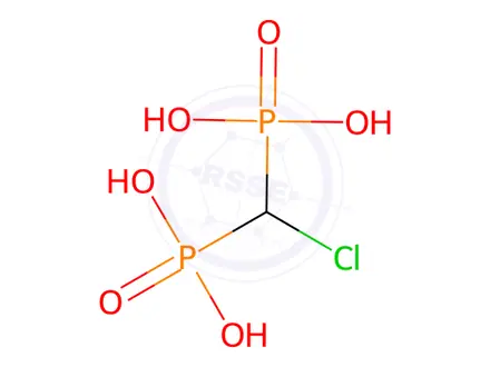 Chemical structure of Clodronate Disodium Impurity 4 (Clodronate Disodium Tetrahydrate EP Impurity D)