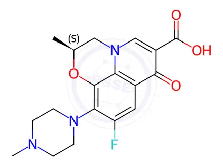 Chemical structure of Levofloxacin Impurity 35