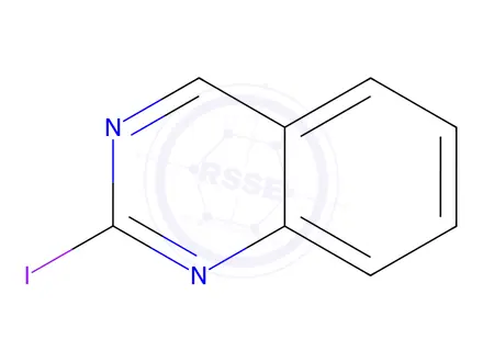 Chemical structure of Quinazoline, 2-iodo-