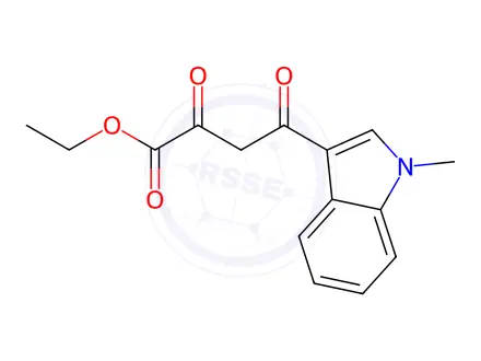 Chemical structure of Ethyl 4-(1-methyl-1h-indol-3-yl)-2,4-dioxobutanoate