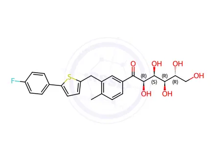 Chemical structure of Canagliflozin Impurity 87