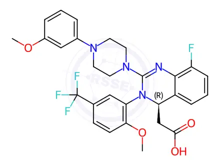 Chemical structure of Letermovir Impurity 7