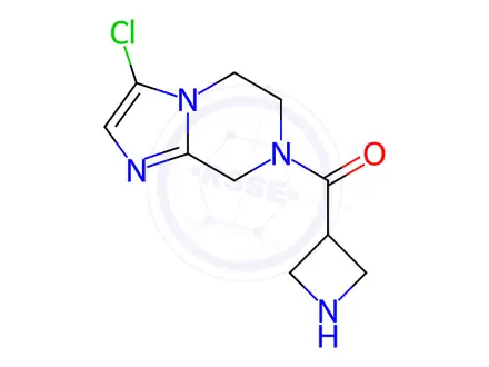 Chemical structure of Azetidin-3-yl(3-chloro-5,6-dihydroimidazo[1,2-a]pyrazin-7(8H)-yl)methanone
