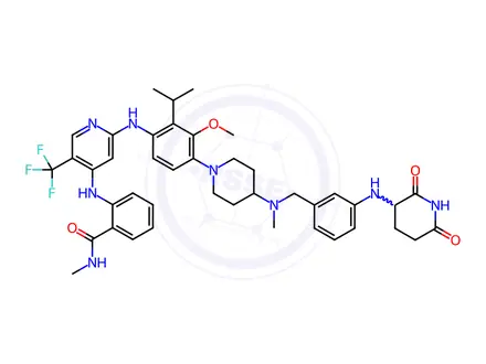 Chemical structure of (R)-Modafinil D5
