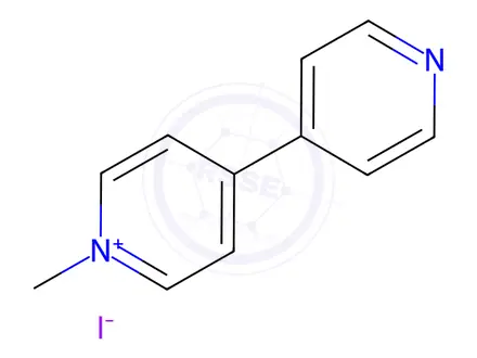 Chemical structure of 1-Methyl-4,4-bipyridinium iodide