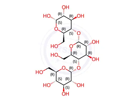 Chemical structure of Amylose