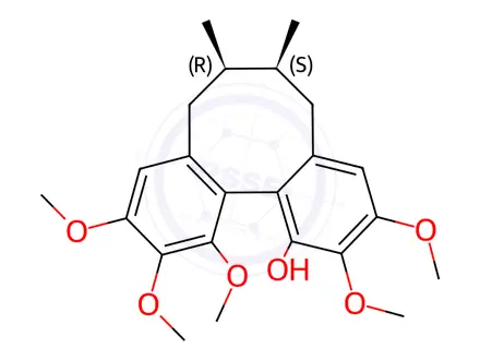 Chemical structure of Schisanhenol