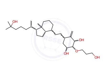 Chemical structure of Eldecalcitol Impurity 1