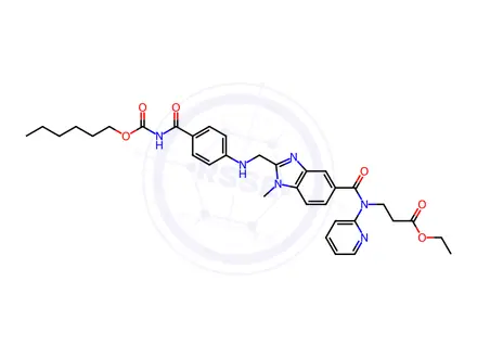 Chemical structure of Dabigatran impurity D