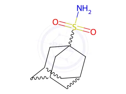 Chemical structure of adamantane-1-sulfonamide