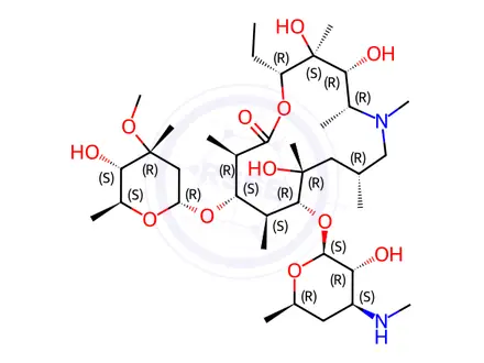 Chemical structure of Azithromycin EP Impurity I