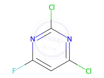 Chemical structure of 2,4-Dichloro-6-fluoropyrimidine