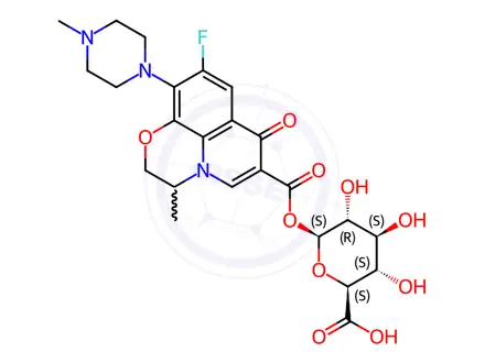 Chemical structure of Levofloxacin Impurity 50