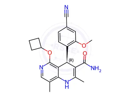 Chemical structure of Finerenone Impurity 14