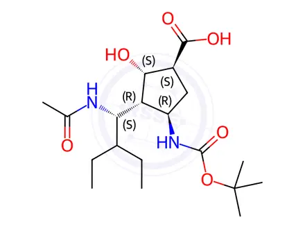 Chemical structure of Peramivir Impurity 61