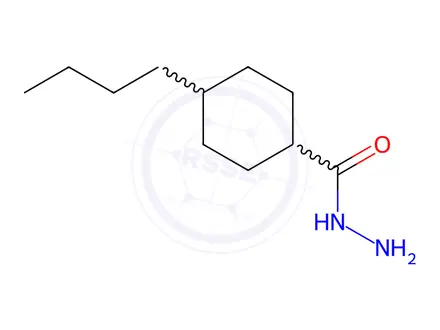 Chemical structure of 4-Butylcyclohexanecarbohydrazide