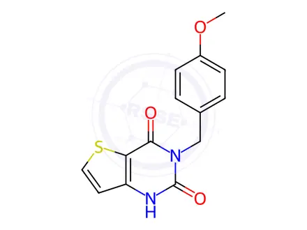 Chemical structure of Linzagolix Impurity 19