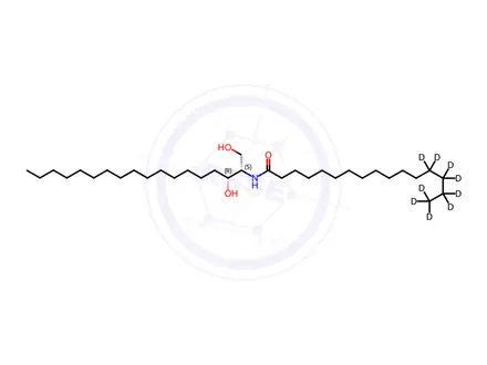 Chemical structure of CER10(d9)