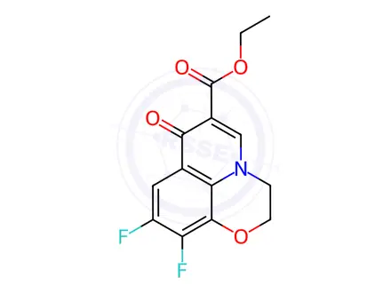 Chemical structure of Ofloxacin Impurity 1