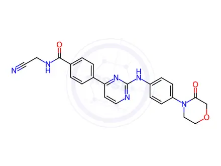 Chemical structure of MOMELOTINIB M21