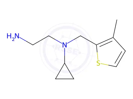 Chemical structure of N1-Cyclopropyl-N1-((3-methylthiophen-2-yl)methyl)ethane-1,2-diamine