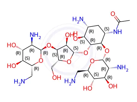 Chemical structure of Neomycin Sulfate Impurity 7 (Neomycin Sulfate EP Impurity G)(Neomycin B-LP)