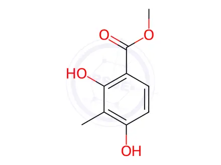 Chemical structure of METHYL 2,4-DIHYDROXY-3-METHYLBENZOATE