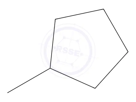 Chemical structure of Methylcyclopentane