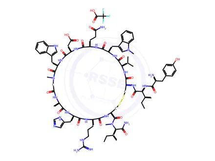 Chemical structure of AMY-101 TFA