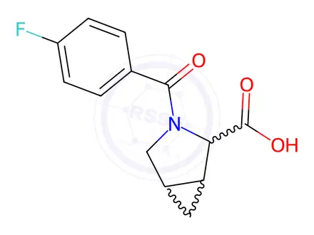 Chemical structure of 3-(4-fluorobenzoyl)-3-azabicyclo[3.1.0]hexane-2-carboxylic acid