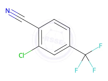 Chemical structure of 2-Chloro-4-trifluoromethylbenzonitrile