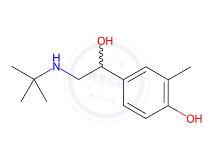 Chemical structure of Salbutamol Sulfate Impurity 3 Sulfate (Salbutamol Sulfate EP Impurity C Sulfate)